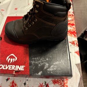 Wolverine Men's Dark Brown Leather Boots